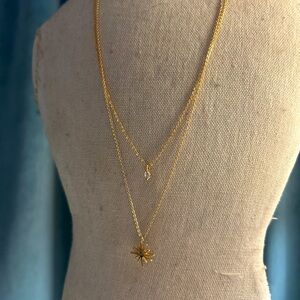 Ettika Celestial Layered Necklace Gold